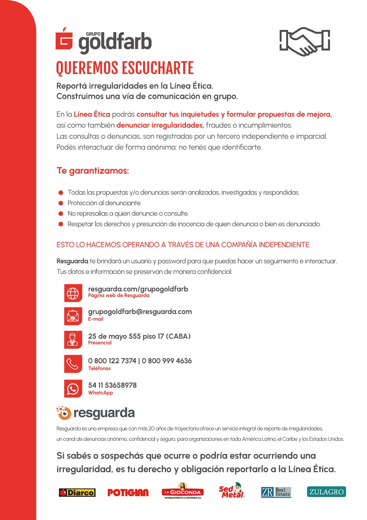 Línea Ética Goldfarb